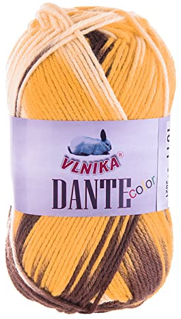 100g Strickgarn Dante Uni und Color Häkelgarn Handstrickgarn Wolle Farbwahl