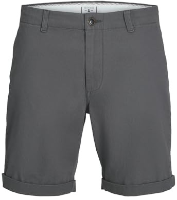 JACK & JONES Short Chino pour Homme, Asphalte, L