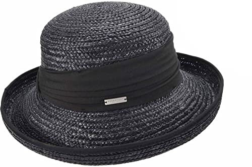 Seeberger Naturstroh Bolero Sonnenhut UV 80 Schwarz M