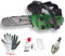 Motorsäge-Set, klein, leichte Kettensäge, 25 CC, Stange 25 cm, mit Geschirr und Zubehör, 2 Jahre Garantie