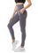 SINOPHANT Sport Leggings Damen mit Taschen, High Waist Sportleggins Lang Blickdicht Laufhose Fitnesshose Sporthose Yogahose für Yoga Sport(#1er Pack Grau,S-M)