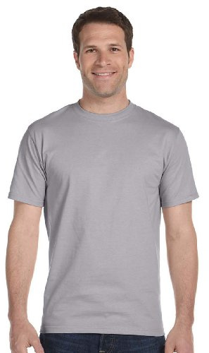 Hanes Men's Essentials Short Sleeve T-Shirt Value Pack, Oxford Grey, Medium