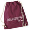 Huuraa Turnbeutel Indianapolis my love Rucksack Baumwolle 12 Liter Größe Burgundy für alle Fans von Indianapolis USA Geschenk Idee für Freunde und Familie