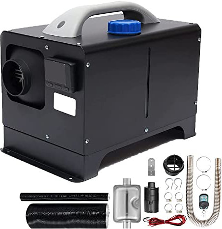RibasuBB Diesel Standheizung 12V 8KW, Standheizung Diesel mit LCD Display, 1 Luftauslass, Luft Dieselheizung für Auto RV LKW Wohnmobil Bus mit Fernbedienung, 0.1-0.24L Kraftstoffverbrauch