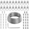 Mr. Pen- Picture Hanging Wire Kit, 100Ft Picture Wire Hanging, D Rings Picture Hanging, Picture Frame Hanging Kit, Picture Frame Wire, Wall Hanging Kit, Wire for Hanging Pictures, Painting Hanging Kit