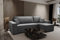 Kaiser Möbel, Ecksofa mit schlaffunktion, mit Bettkasten, Schlafsofa Atos, Designer Sofa, Modern Design Couch, Polsterecke, Freistehend, Polsterung Samt, Anthrazit Rechts