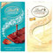 Tavoletta al Cioccolato al Latte con Sale Ripieno al Caramello Salato & Lindor Tavoletta di Cioccolata Bianca con Morbido Ripieno, Irresistibile Scioglievolezza -100 g