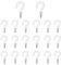 20 Pcs Screw in Hooks, White Cup Hooks, Screw Hooks for Wood Hanging Plants Home Organization,1