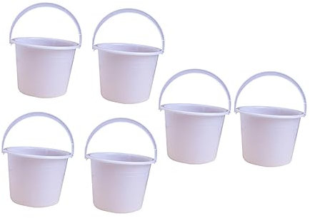 MAGICLULU 6-teiliges Mini-farbeimer-Set Robustes Eimer-Set Tragbarer Speicher Für Die Reisemalerei