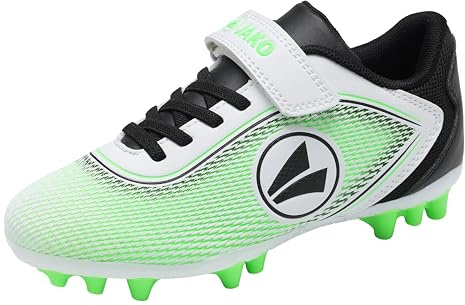 Jako Unisex Kinder J-SFG Course Ev Fussballschuh, White Neon Green, 29 EU