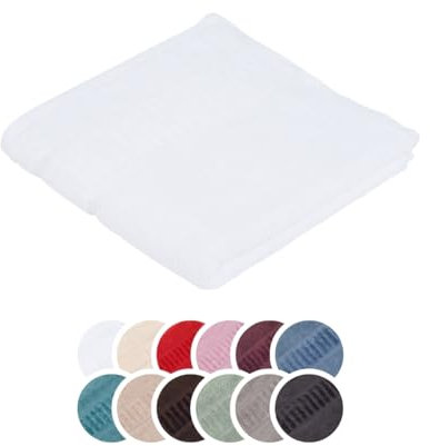 liebling Handtuch Bio Baumwolle, Serie Organic, 500 gr. / m², 50 x 100 cm, 60 Grad, saugstark, schnelltrocknend, Farbe: Weiß