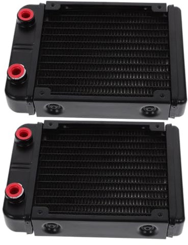 PartyKindom 2pcs Heat Sink Gpu Radiator Liquid Cooler CPU Heatsink Computer Accessory Computer Part Water Cooler Graphics Card Heatsink Aluminum