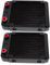 PartyKindom 2pcs Heat Sink Gpu Radiator Liquid Cooler CPU Heatsink Computer Accessory Computer Part Water Cooler Graphics Card Heatsink Aluminum