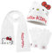 Hello Kitty 3-teiliges Set mit Mütze, Schal und Handschuhen für Mädchen
