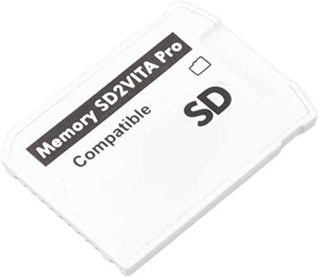 Denash Speicherkarten-Steckplatz-Adapter, Weißer ABS-Speicherkarten-Adapter, Professionell, Stabil, Plug-and-Play, Klein für Spielekonsolen-Speicherkarte