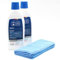 Care set 2x descaler limescale remover + microfiber cloth compatible with Bosch, Siemens 00311968, 311968, 00311138, 311138 - for fully automatic coffee machines, hot water devices, steamers, 1000ml