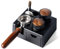 MsisieIve Tamper Station für Barista (51-58mm), Schwarz Tamperstation aus ABS, Kaffee Tamping Station,Einstellbar Coffee Tamping Station,Espresso Station für Barista Zubehör（Schwarz）