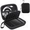 Lacdo Fundas para Discos Duros Externos para Seagate Portable Disco Duro Externo, Toshiba Canvio Basics/Flex WD Elements/My Passport Disco Duro Externo HDD Case 1TB 2TB 4TB 5TB 6TB, Negro