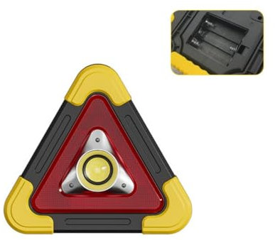 DCAJHSD Auto-Warndreiecklampe für BMW 3 Series(4 Door) E90+E91 2005-2019,Superhell Multifunktions Dreieckiges Notlicht Sicherheits-Blinkschild Camping Warnung Zubehör,B-2