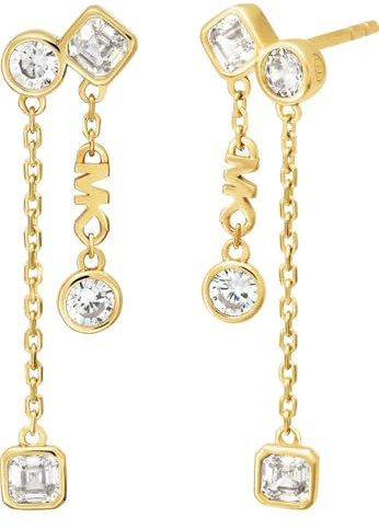 Michael Kors Women's Gold tone Semi precious Post Closure Earrings