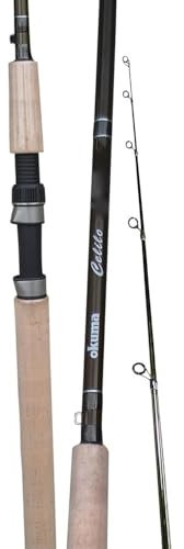 SQIANKUN Stipprute Graphit-Spinnruten for Lachs/Steelhead Angel Rute