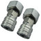 2Pcs Garden Hose Adapters, Garden Hose To Car Washer Adapters, For Various Garden Hoses And Electric Car Washers