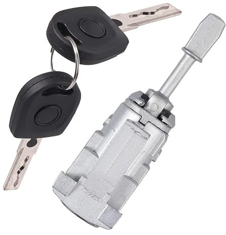 Partsline Barillet de porte avant gauche avec 2 clés compatible avec Golf IV, B5, Bora, Lupo, Leon, Arosa équivalent à 3B0837167, 3B0837168