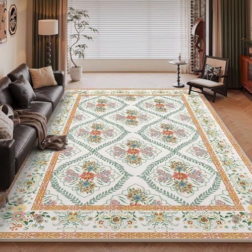 RUGMRZ Teppich Nach Maß 80X120Cm Vintage 36 Farbige Carpet Living Room Flach Gewebt Wohnzimmer Vollbett Sofa Waschbarer Boden