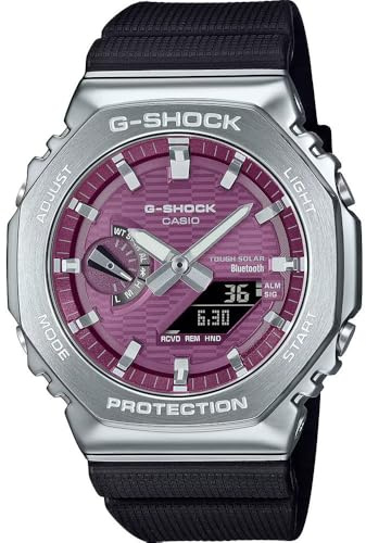 Casio Men Analogue-Digital Quartz Watch G-Shock G-Steel