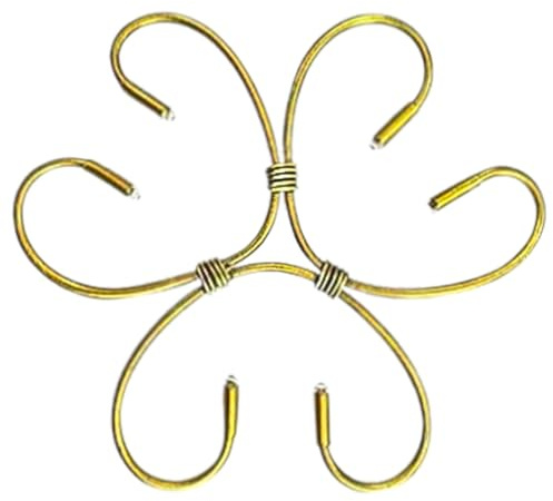 Generisch Monstera Stem Supports - Decorative Metal Plant Stakes, Indoor Gardening Flower Trellis Clamp | Durable Growth Aid | Plant Care Accessories | Support Stakes for Healthy Growth Flowers Vine