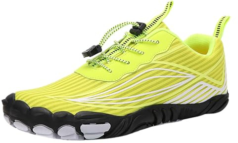 Generisch Barfußschuhe Unisex für Damen & Herren Aqua Socks zum Schwimmen, Wandern & für den Strand Leichte, schnelltrocknende Wasserschuhe mit Schnürung ohne Binden
