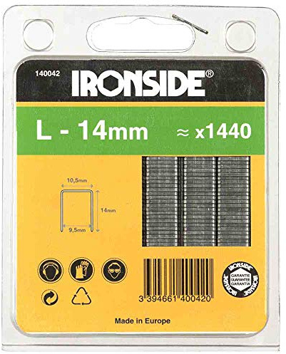 Ironside 140042 Klammern 14 mm Typ L Inhalt: 1440 Stück