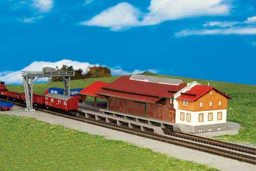 Viessmann 36606 - Z Güterhalle mit Überladekran und Rampe