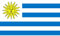 U24 Fahne Flagge Uruguay 150 x 250 cm
