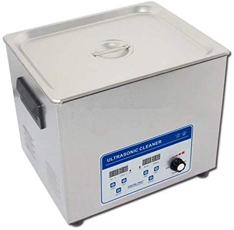 Gowe 110 V/V 96 W-240 W potenza regolabile ultrasuoni 10L in acciaio INOX ad ultrasuoni lavatrice