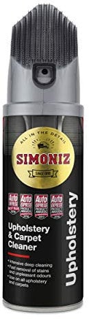 Simoniz Car Upholstery Cleaner, Award Winning Car Carpet Cleaner For Deep Clean & Fast Stain Removal, Essential Car-Cleaning Products, Quick-Drying Car Seat Cleaner For Outstanding Results, 400ml