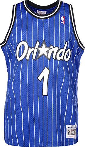 Mitchell & Ness Anfernee Hardaway #1 Orlando Magic 1994-95 Swingman NBA Trikot Blau, L