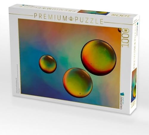CALVENDO Puzzle Farbrausch mit Öl und Wasser 02 | 1000 Teile Lege-Größe 64 x 48 cm Foto-Puzzle für glückliche Stunden