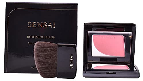 Sensai Blooming Blush Fard Illuminante con Pennello, 01 Blooming Mauve, 4 g