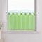 ESLIR Scheibengardine mit Schlaufen Gardinen Küche Bistrogardinen Transparent Stores Vorhänge Kurzgardine Voile Grün BxH 60x120cm 1 Stück