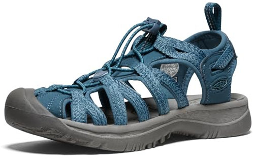 KEEN Whisper, Sandalias Mujer, Azul Smoke Blue, 41 EU