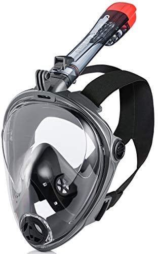 Aqua Speed Tauchermaske Vollmaske Erwachsene & Kinder I Tauchmaske Vollgesichtsmaske I Schnorchelmaske 180° Panorama I Full Face Maske mit Schnorchel I Snorkeling Mask I Tauchen Schnorcheln