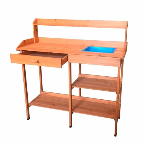 Gardiun Gartentisch Kalvin 44 x 116 x 125 cm, Naturholz