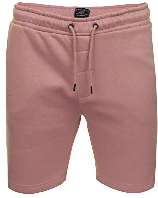 BRAVE SOUL Mens Jogger Shorts Tarley' Sports Training Summer Gym Pants (Dusty Rose) M