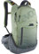 EVOC TRAIL PRO 16l Protektor Rucksack für Tagestouren & Trailriding, Fahrradrucksack (Backpack mit LITESHIELD PLUS Rückenprotektor, extra leicht, 3l Trinkblasenfach, Größe: L/XL), Olive/Carbon Grau