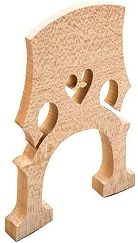 KookuLEE 1/2 Ahornbrücke Kontrabass Kontrabass aufrecht Bassbrücke langlebig Musikinstrumente Ersatzteil