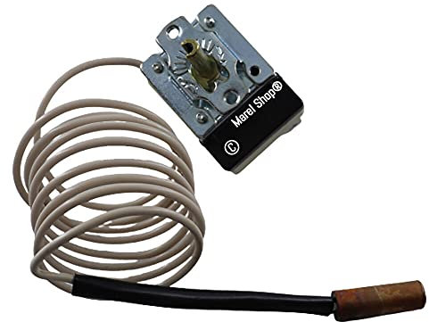 Marel Shop® - Termostato Regolabile Temperatura MAX 81° MIN 40° per Lavatrice compatibile con San Giorgio ITWash per modelli: S4810I - Z805 - Z805A