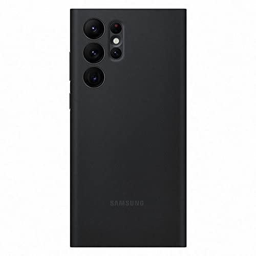 Samsung Smart Clear View Cover Custodia con finestra di visione per Galaxy S22 Ultra 5G, Nero