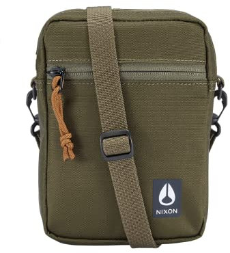 Nixon Unisex Stash Bag Umhängetasche, Dark Olive
