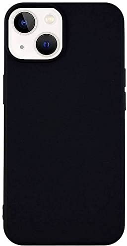 JT Berlin BackCase Pankow Soft Silikon Hülle kompatibel mit Apple iPhone 14 Plus [Flexibles TPU Cover, Wireless-Charging kompatible Schutzhülle, Verstärkte Ecken] schwarz